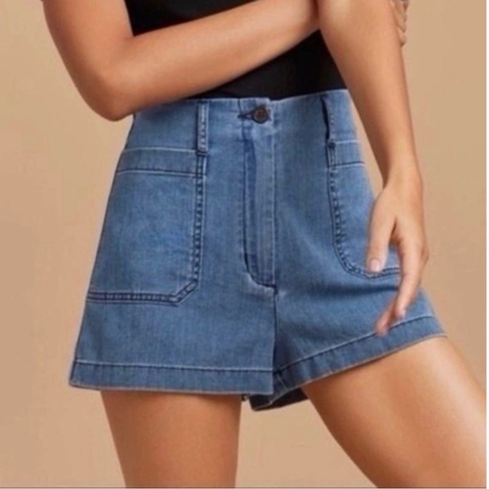 Wilfred Free Aritzia Naves High Denim Jean Shorts Misses size 10
